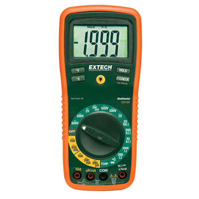 Extech 8 Function Professional MultiMeter, EX410A