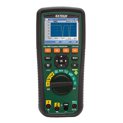 Extech True RMS Graphical MultiMeter with Bluetooth, GX900