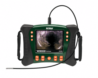 Extech HD VideoScope Kit with 5.5 mm Flexible Probe, HDV610