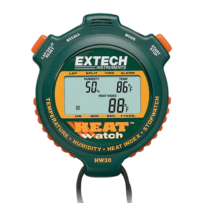 Extech HeatWatch Humidity/Temperature Stopwatch, HW30