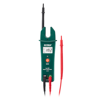 Extech True RMS 200A AC Open Jaw Clamp Meter, MA260