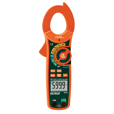 Extech 600A True RMS AC/DC Clamp Meter + NCV, MA640