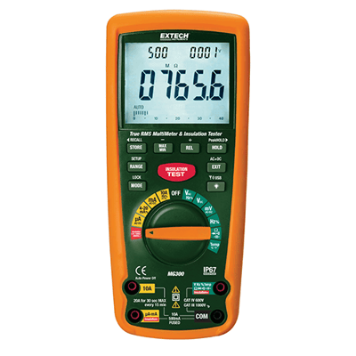 Extech 13 Function Wireless True RMS MultiMeter/Insulation Tester, MG300