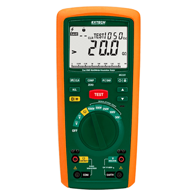 Extech CAT IV Insulation Tester/True RMS MultiMeter, MG320