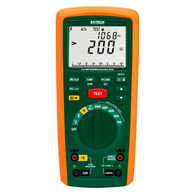 Extech CAT IV Insulation Tester/True RMS MultiMeter, MG325