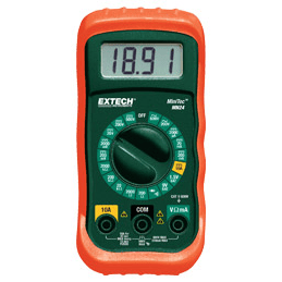 Extech MiniTec Digital MultiMeter, MN24