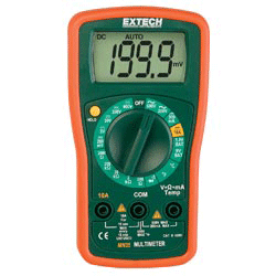 Extech Digital Mini MultiMeter, MN35