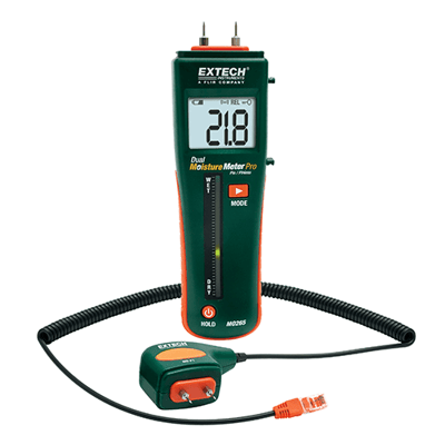 Extech Combination Pin/Pinless Moisture Meter, MO265