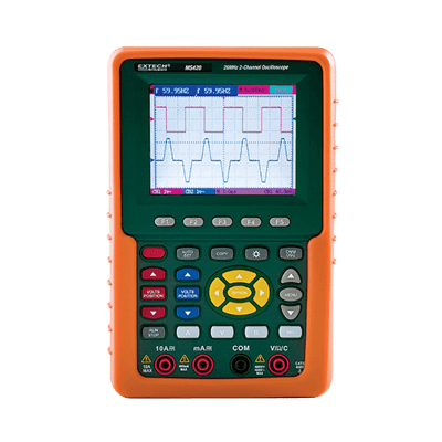 Extech 20MHz 2-Channel Digital Oscilloscope, MS420