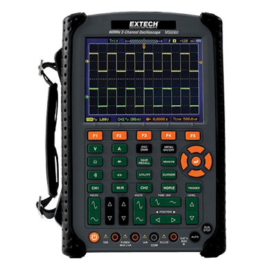 Extech 60MHz 2-Channel Digital Oscilloscope, MS6060