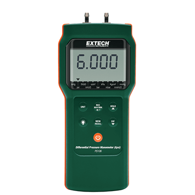 Extech Differential Pressure Manometer (6psi), PS106