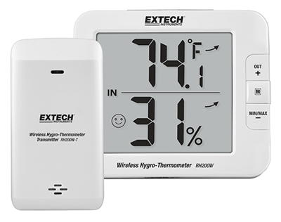 Extech Multi-Channel Wireless Hygro-Thermometer, RH200W