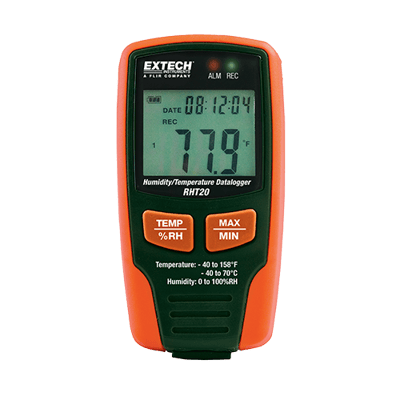 Extech Humidity and Temperature Datalogger, RHT20