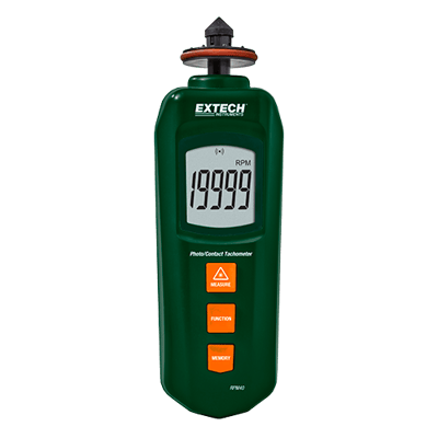 Extech Combination Contact/Laser Photo Tachometer, RPM40