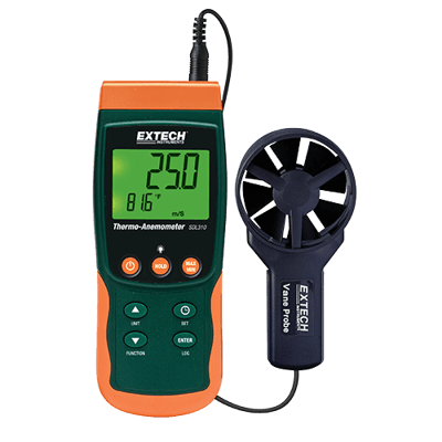 Extech Thermo-Anemometer/Datalogger, SDL310