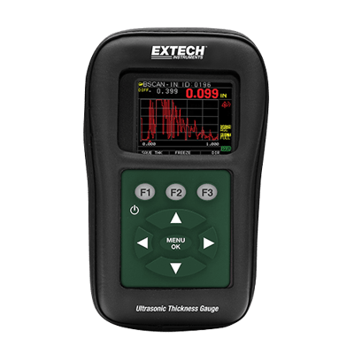 Extech Digital Ultrasonic Thickness Gauge/Datalogger, TKG250