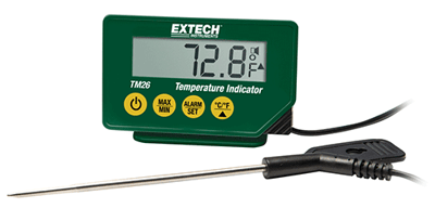 Extech Compact NSF Certified Temperature Indicator, TM25