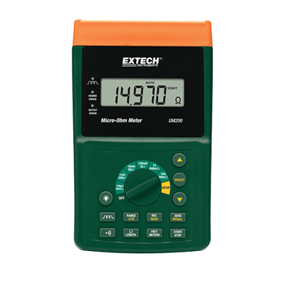 Extech High Resolution Micro-Ohm Meter, UM200